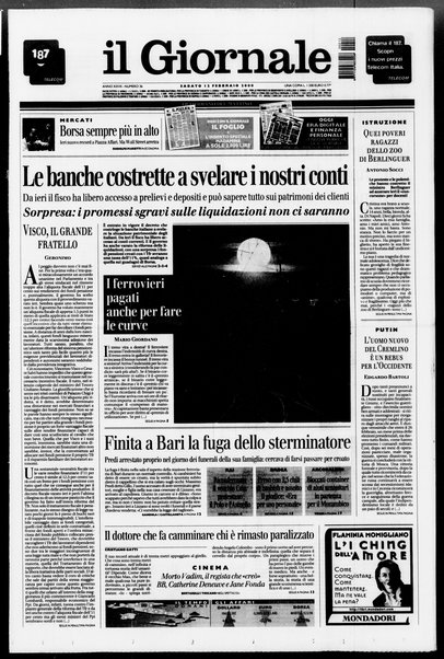 Il giornale : quotidiano del mattino